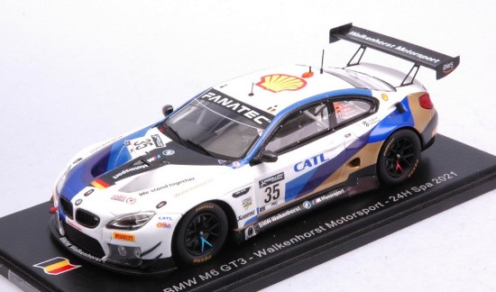 Immagine di BMW M6 GT3 N.35 24 H SPA 2021 GLOCK-TOMCZYK-NEUBAUER 1:43