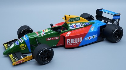 Immagine di BENETTON B190 N.19 GERMANY GP 1990 A.NANNINI 1:18