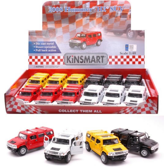 Immagine di HUMMER H2 SUV 2008 COL.ASS.cm 12 1:40