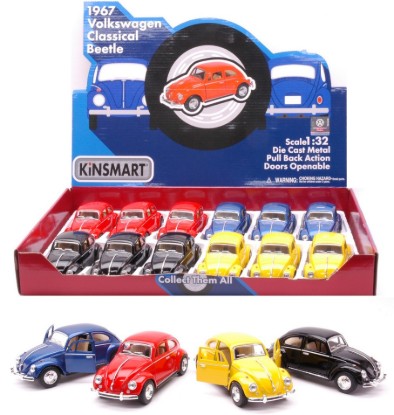 Immagine di VW CLASSICAL BEETLE 1967 COL.ASS.cm 12 (5057D) 1:32