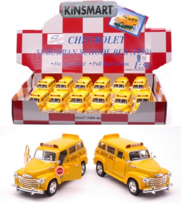 Immagine di CHEVROLET SUBURBAN SCHOOL BUS 1950 cm 12 1:36