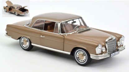 Immagine di MERCEDES 250 SE COUPE' 1969 GOLD METALLIC 1:18