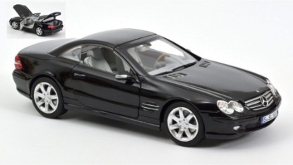 Immagine di MERCEDES SL 500 2003 BLACK 1:18