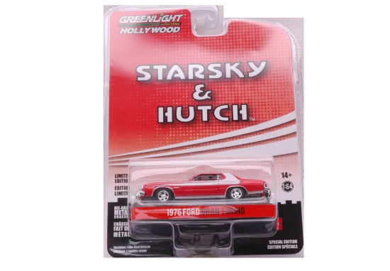 Immagine di FORD GRAN TORINO 1976 STARSKY & HUTCH 1975-79 CRASHED VERSION 1:64