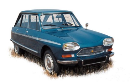 Immagine di CITROEN AMI SUPER 1974 DELTA BLUE METALLIC 1:18
