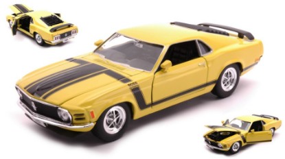 Immagine di FORD MUSTANG BOSS 1970 YELLOW 1:24