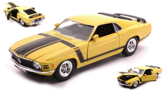 Immagine di FORD MUSTANG BOSS 1970 YELLOW 1:24