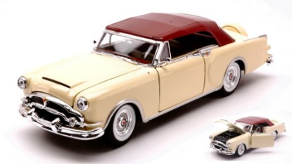 Immagine di PACKARD CARIBBEAN SOFT TOP 1953 YELLOW CREAM 1:24