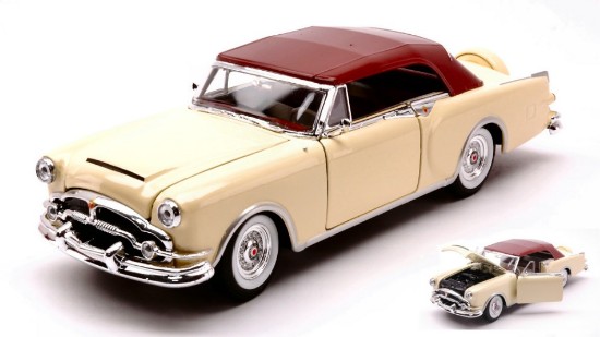 Immagine di PACKARD CARIBBEAN SOFT TOP 1953 YELLOW CREAM 1:24