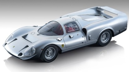 Immagine di FERRARI 365 P2/3 DROGO PRESS VERSION 1967 ALLUMINIUM 1:18