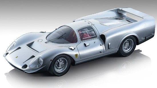 Immagine di FERRARI 365 P2/3 DROGO PRESS VERSION 1967 ALLUMINIUM 1:18