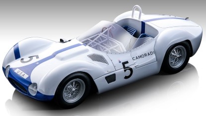 Immagine di MASERATI BIRDCAGE TIPO 61 N.5 WINN.NURBURGRING 1960 S.MOSS/D.GURNEY 1:18