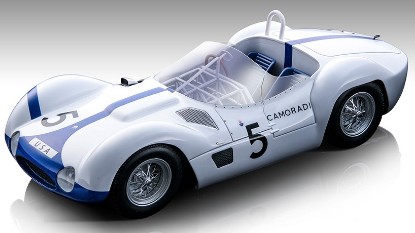 Immagine di MASERATI BIRDCAGE TIPO 61 N.5 WINN.NURBURGRING 1960 S.MOSS/D.GURNEY 1:18