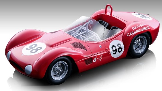Immagine di MASERATI BIRDCAGE TIPO 61 N.98 WINN.RIVERSIDE GP 1960 C.SHALBY 1:18