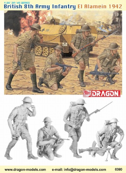 Immagine di BRITISH 8th ARMY INFANTRY KIT 1:35