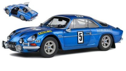 Immagine di ALPINE A 110 1600S N.5 OLYMPIA RALLY 1972 NICOLAS/TODT 1:18