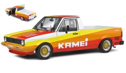 Immagine di VW CADDY MK-1 KAMEI TRIBUTE "STREET FIGHTER" 1982 RED 1:18