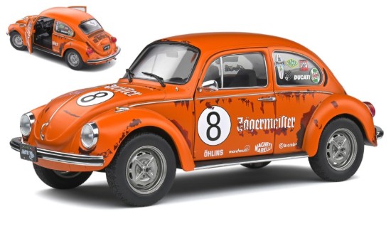 Immagine di VW BEETLE 1303 N.8 JAEGER TRIBUTE 1974 ORANGE 1:18