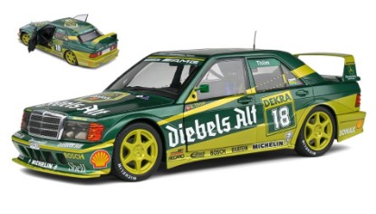 Immagine di MERCEDES 190E 16V EVO2 TEAM ZAKSPEED N.18 DTM SEASON 1992 K.THIIM 1:18