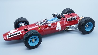 Immagine di FERRARI 512 F1 N.4 ITALY GP 1965 L.BANDINI W/DRIVER 1:18