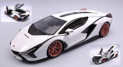 Immagine di LAMBORGHINI SIAN FKP 37 2019 WHITE 1:18