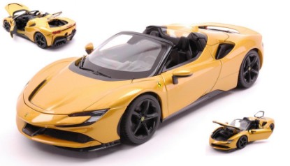 Immagine di FERRARI SF90 STRADALE HYBRID SPIDER 2020 MET.GOLD 1:18
