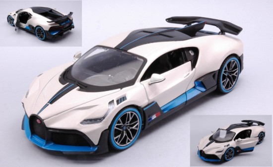 Immagine di BUGATTI DIVO WHITE/BLUE 1:24