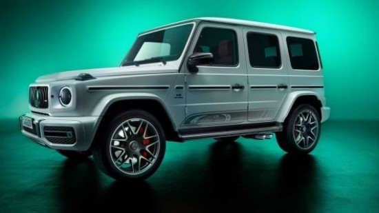 Immagine di MERCEDES G 63 AMG EDITION 55 2022 BLANC OPALITE BRILLANT DESIGNO 1:18
