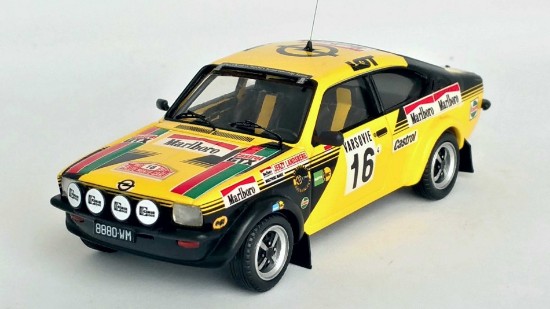Immagine di OPEL KADETT GT/E 13th MONTE CARLO RALLY 1977 LANDSBERG/MUSZYNSKI 1:43