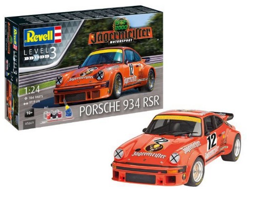 Immagine di PORSCHE 924 RSR JAGERMEISTER MODEL SET KIT 1:24