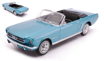 Immagine di FORD MUSTANG CONVERTIBLE MET.TURQUOISE 1:24