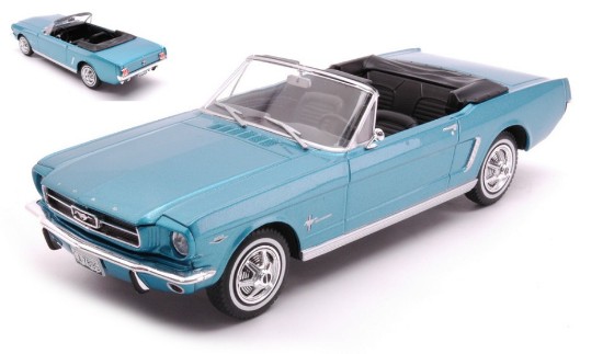 Immagine di FORD MUSTANG CONVERTIBLE MET.TURQUOISE 1:24