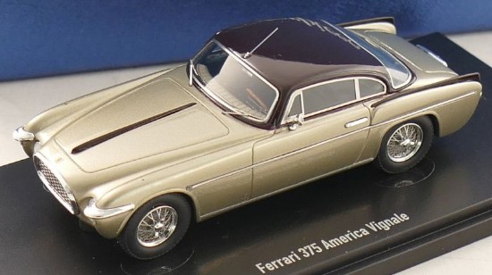 Immagine di FERRARI 375 AMERICA VIGNALE COUPE 1953 GOLD/BROWN 1:43