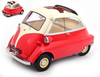 Immagine di BMW 250 ISETTA 1959 RED/WHITE 1:12