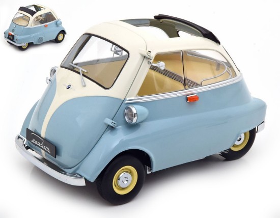 Immagine di BMW 250 ISETTA 1959 LIGHT BLUE/WHITE 1:12