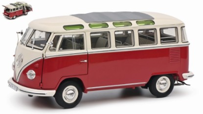 Immagine di VW T1B SAMBA RED 1:18