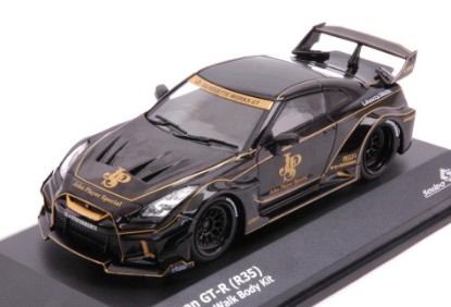 Immagine di NISSAN GT-R (R35) LB SILHOUETTE JPS BLACK 1:43