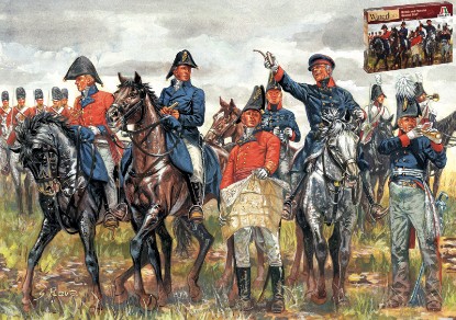 Immagine di WATERLOO 200 YEARS NAPOLEONIC WARS BRITISH & PRUSSIAN KIT 1:72