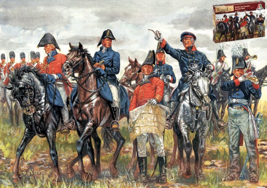 Immagine di WATERLOO 200 YEARS NAPOLEONIC WARS BRITISH & PRUSSIAN KIT 1:72