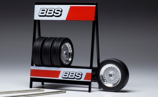 Immagine di SET 4 WHEELS BBS SILVER 1:18
