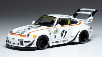 Immagine di PORSCHE RWB 993 LBWK WHITE/DECALS 1:43