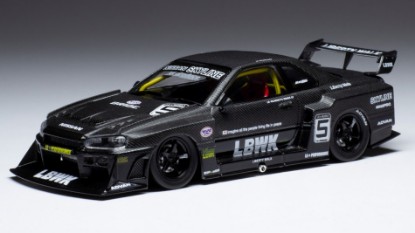 Immagine di NISSAN LB-ER34 SUPER SILHOUETTE SKYLINE 2020 BLACK 1:43