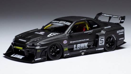 Immagine di NISSAN LB-ER34 SUPER SILHOUETTE SKYLINE 2020 BLACK 1:43