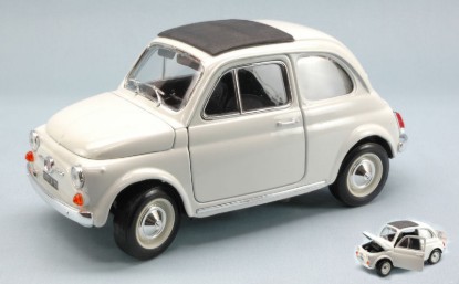 Immagine di FIAT 500 F 1965 WHITE 1:18