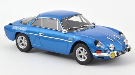 Immagine di ALPINE A110 1600S 1972 BLUE WITH SIDE LOGO 1:18