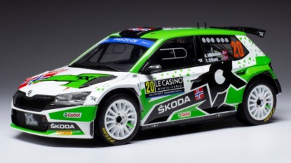 Immagine di SKODA FABIA RALLY 2 EVO N.20 RALLY MONTE CARLO 2022 MIKK./TORST.1:18
