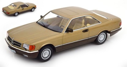 Immagine di MERCEDES 500 SEC C126 1987 GOLD METALLIC 1:18