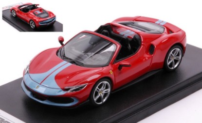 Immagine di FERRARI 296 GTS ASSETTO FIORANO ROSSO CORSA/AZZURRO LA PLATA 1:43