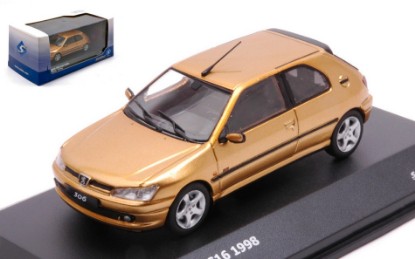 Immagine di PEUGEOT 306 S16 1994 GOLD METALLIC 1:43