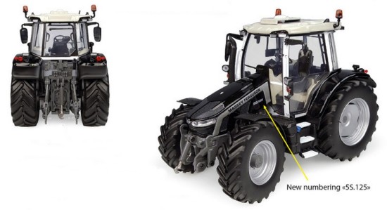 Immagine di TRATTORE MASSEY FERGUSON 5S.125 BLACK EDITION 1:32